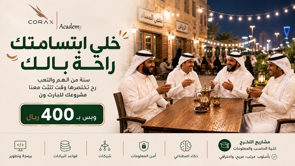 طلاب يستمتعون بوقتهم بعد ترتيب مشروع التخرج